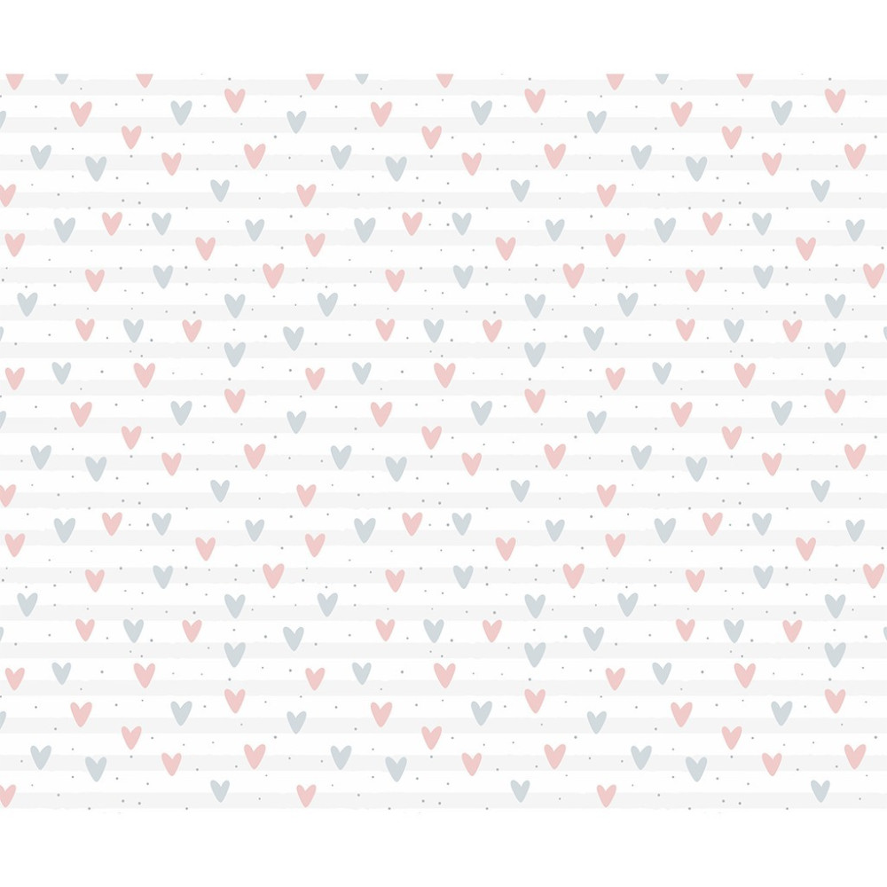 Papel De Parede Personalizado Coraçoes Cinza e Rosa Papel De Parede Personalizado Coraçoes Cinza e Rosa