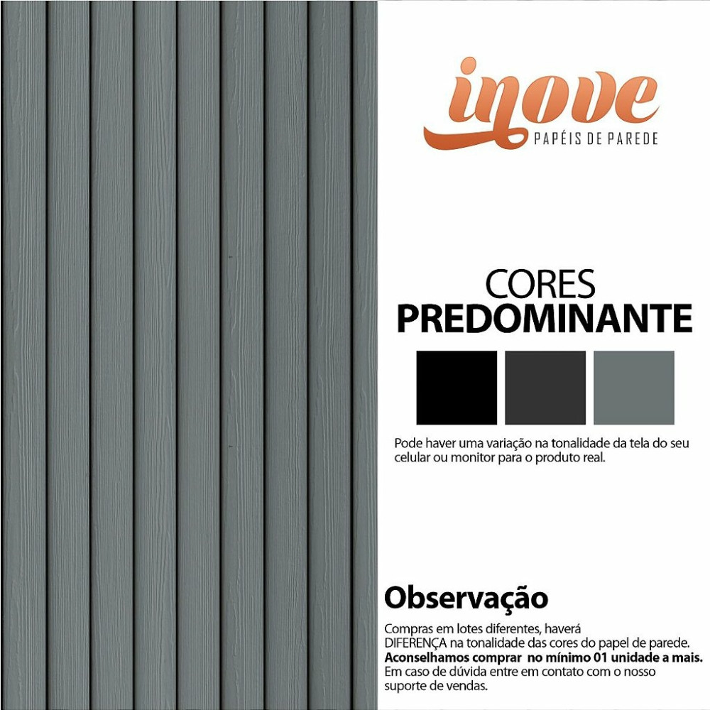 Papel de Parede Madeira Ripada Silver Papel de Parede Madeira Ripada Silver