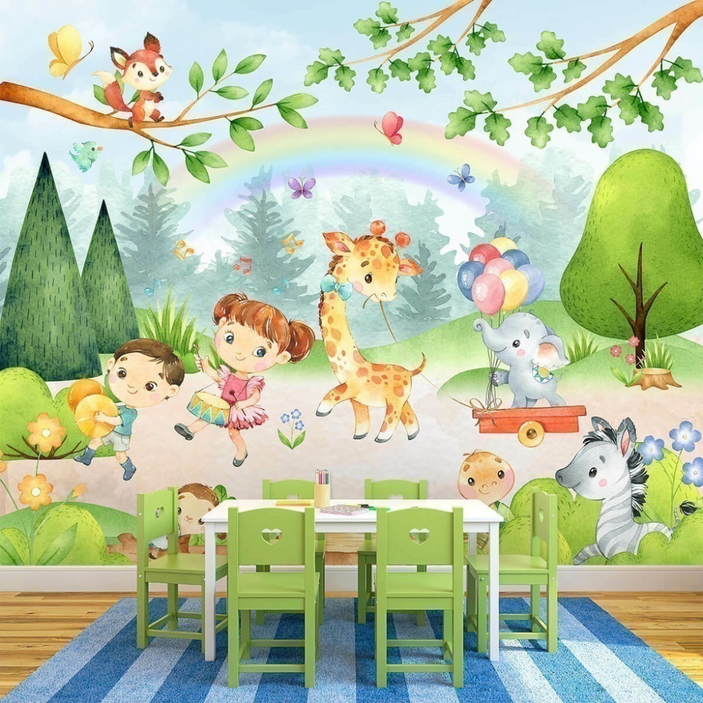 Papel De Parede Personalizado Bosque Mágico