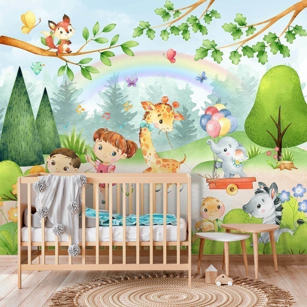 Papel De Parede Personalizado Bosque Mágico