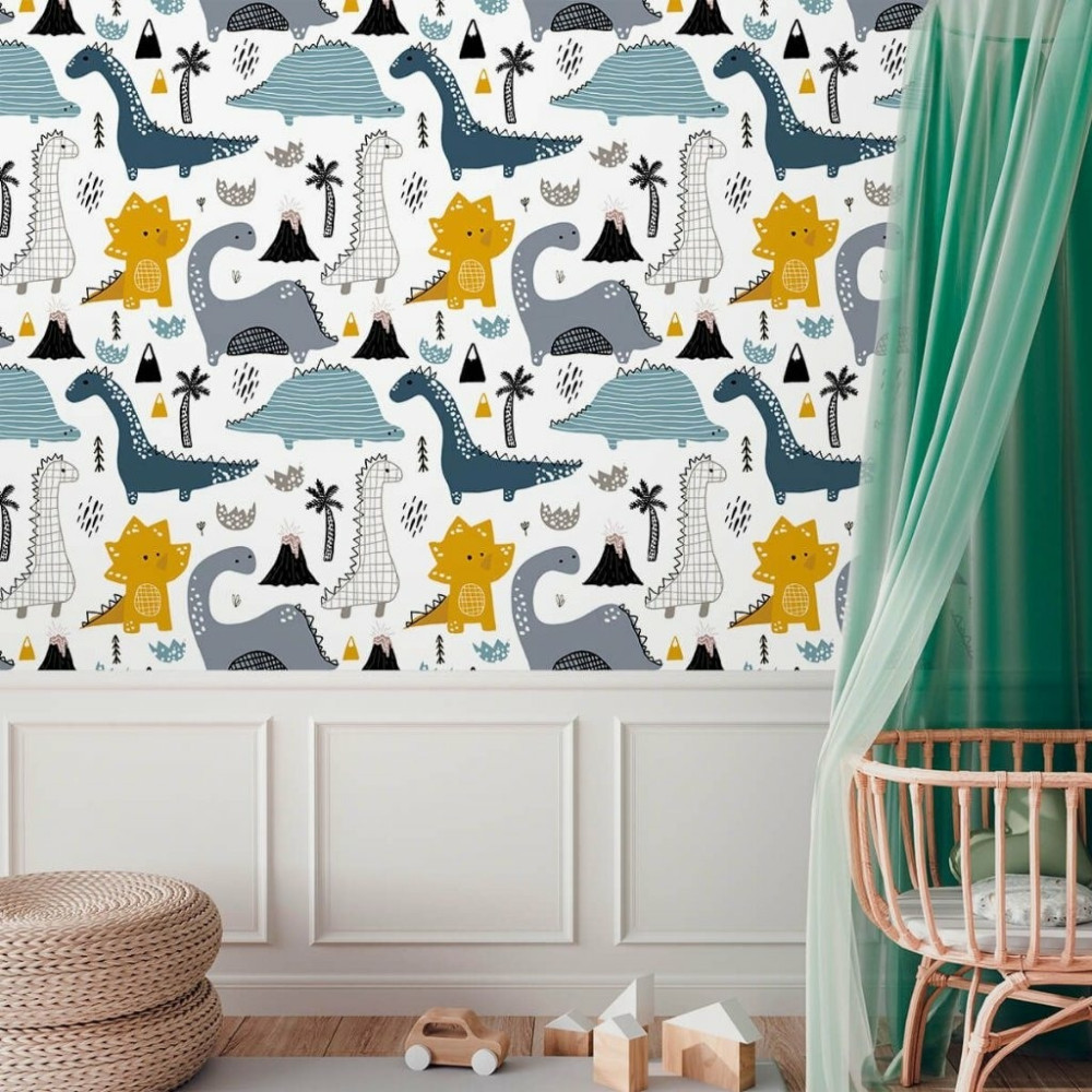 Papel de Parede Baby Dinos Papel de Parede Baby Dinos