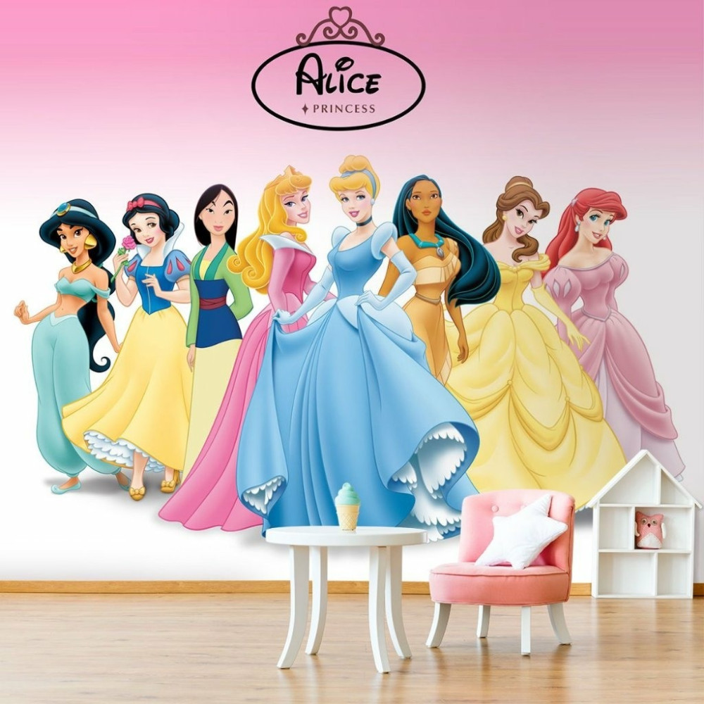 Papel de Parede Personalizado Princesas