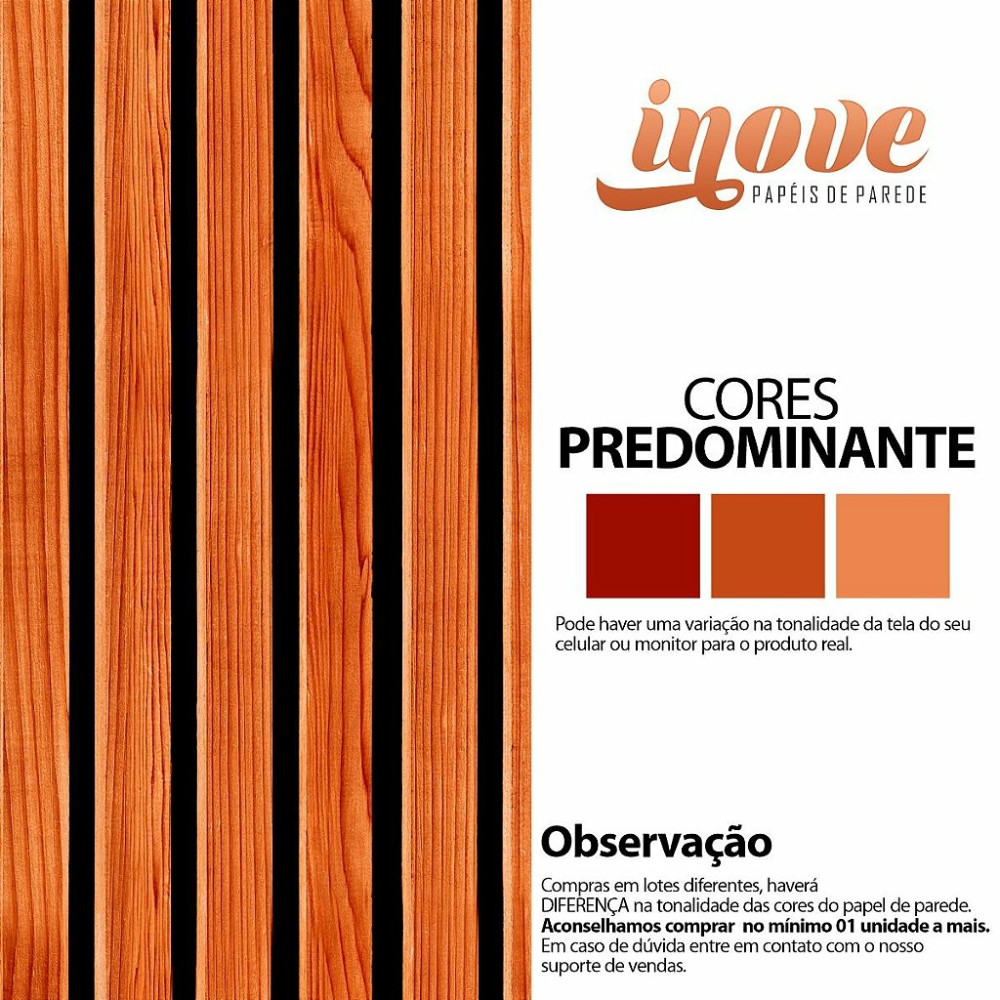 Papel de Parede Madeira Ripada Envernizada