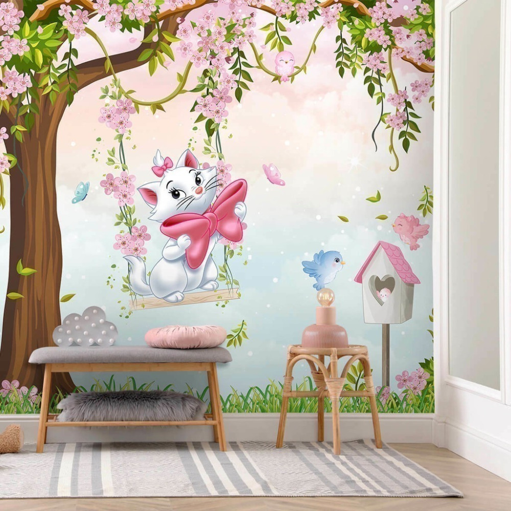 Papel De Parede Personalizado Gatinha Marie