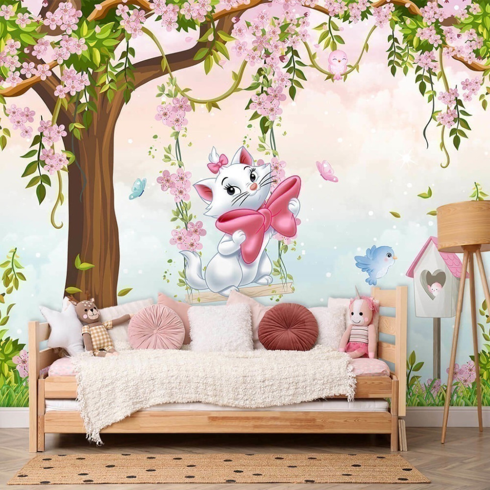 Papel De Parede Personalizado Gatinha Marie