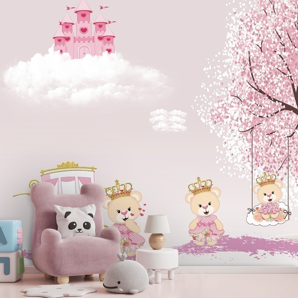 Papel De Parede Personalizado Mundo Encantado Das Ursinhas