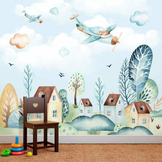 Papel de Parede Personalizado Cidade Baby