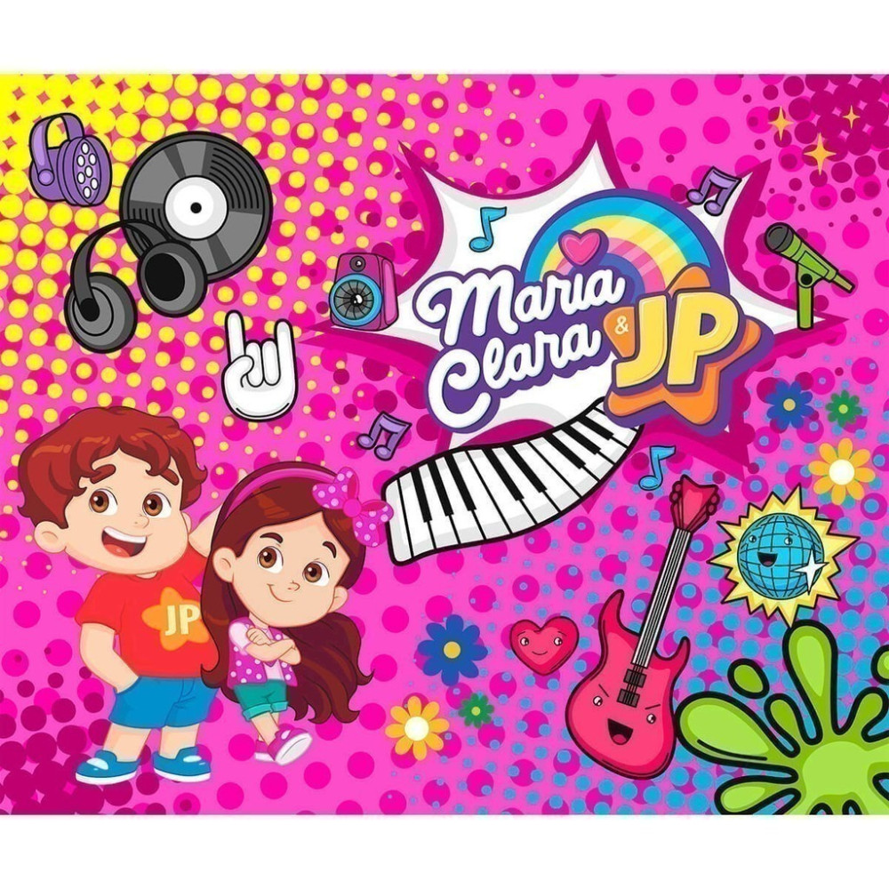 Papel De Parede Personalizado Maria Clara E JP