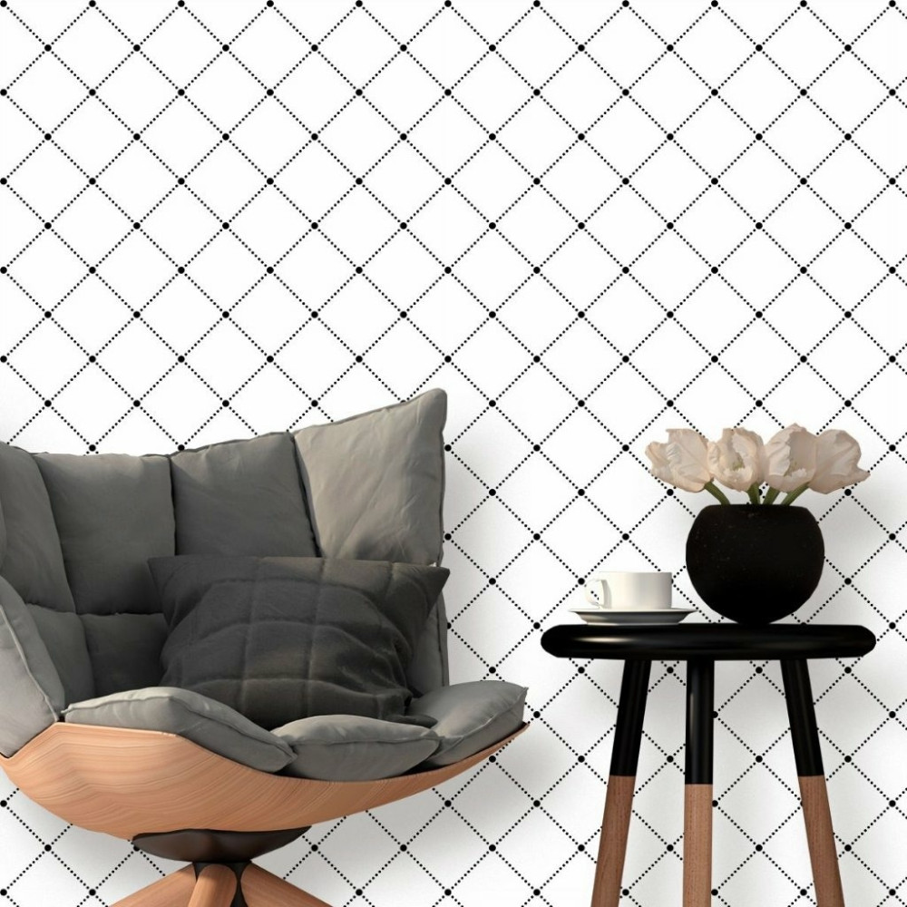 Papel de Parede Geométrico Pontilhado