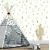 Papel de Parede Lhamas Cute Bege