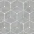 Papel de Parede Geométrico com Cimento Queimado Claro