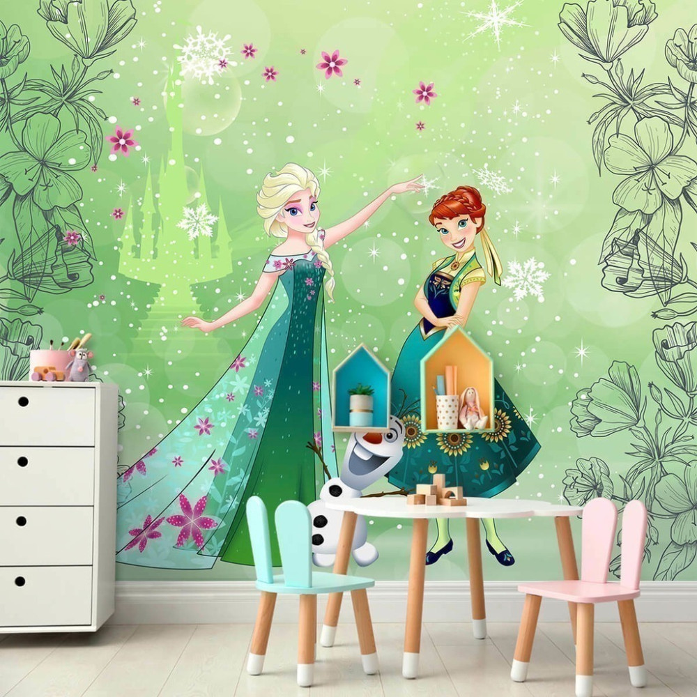 Papel De Parede Personalizado Anna E Elsa Green