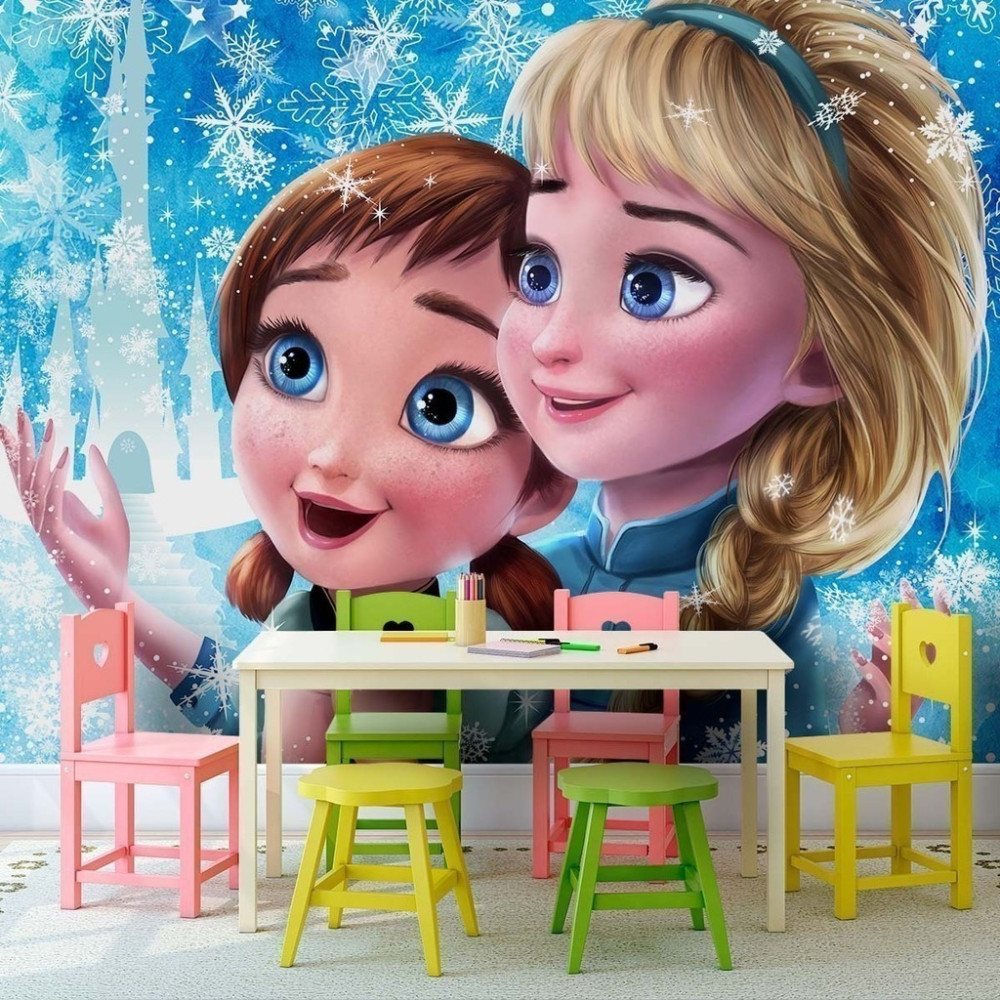 Papel De Parede Personalizado Baby Frozen