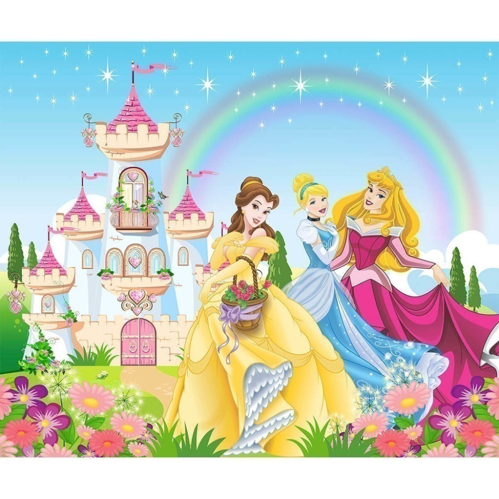 Papel De Parede Personalizado Princesas No Céu Encantado