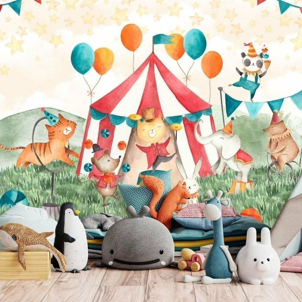 Papel de Parede Personalizado Circo