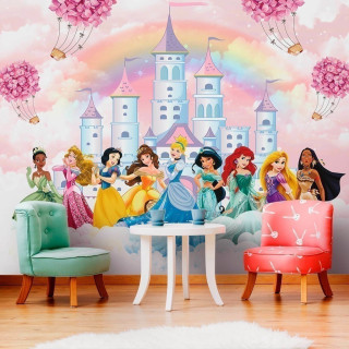 Papel De Parede Personalizado Castelo Encantado Das Princesas