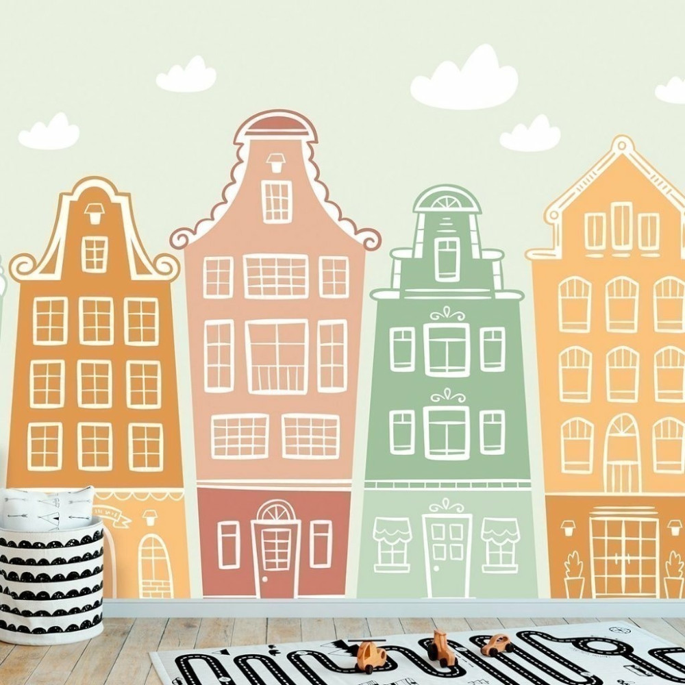 Papel de Parede Personalizado Fun Village Papel de Parede Personalizado Fun Village