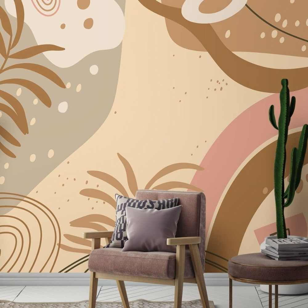 Papel de Parede Personalizado Boho Chic