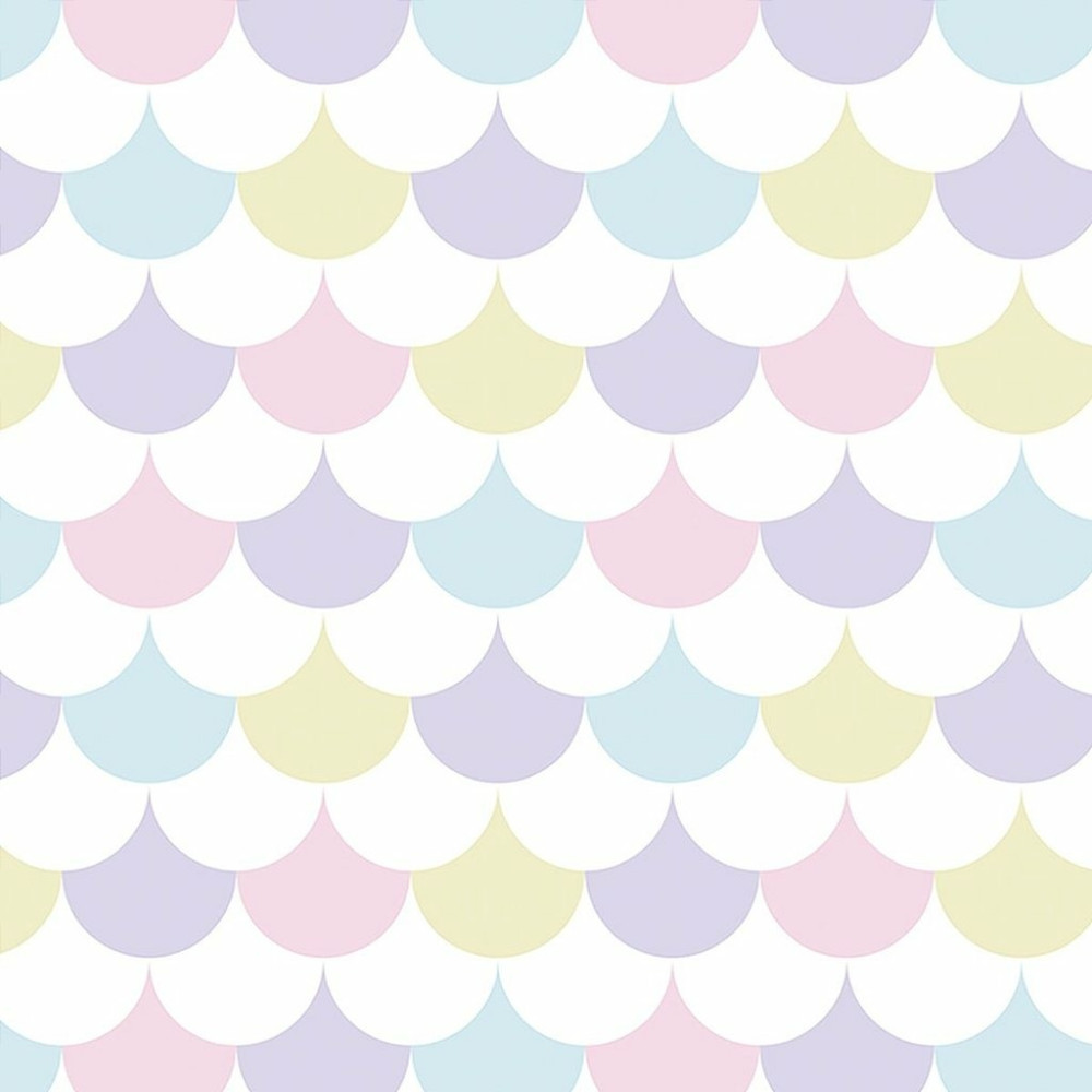 Papel De Parede Personalizado Escamas Tons Pastéis Papel De Parede Personalizado Escamas Tons Pastéis