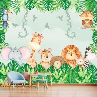 Papel de Parede Personalizado Safari Soneca
