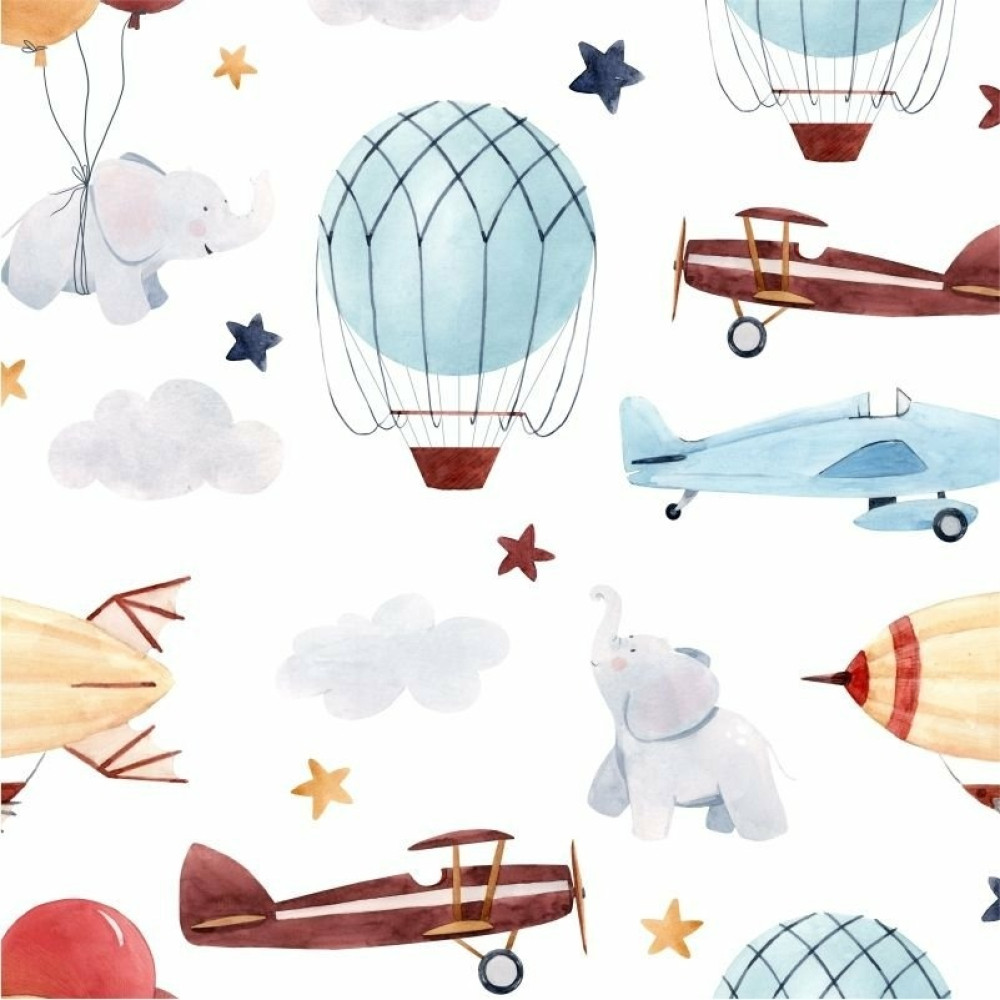 Papel de Parede Baby Balão Cute