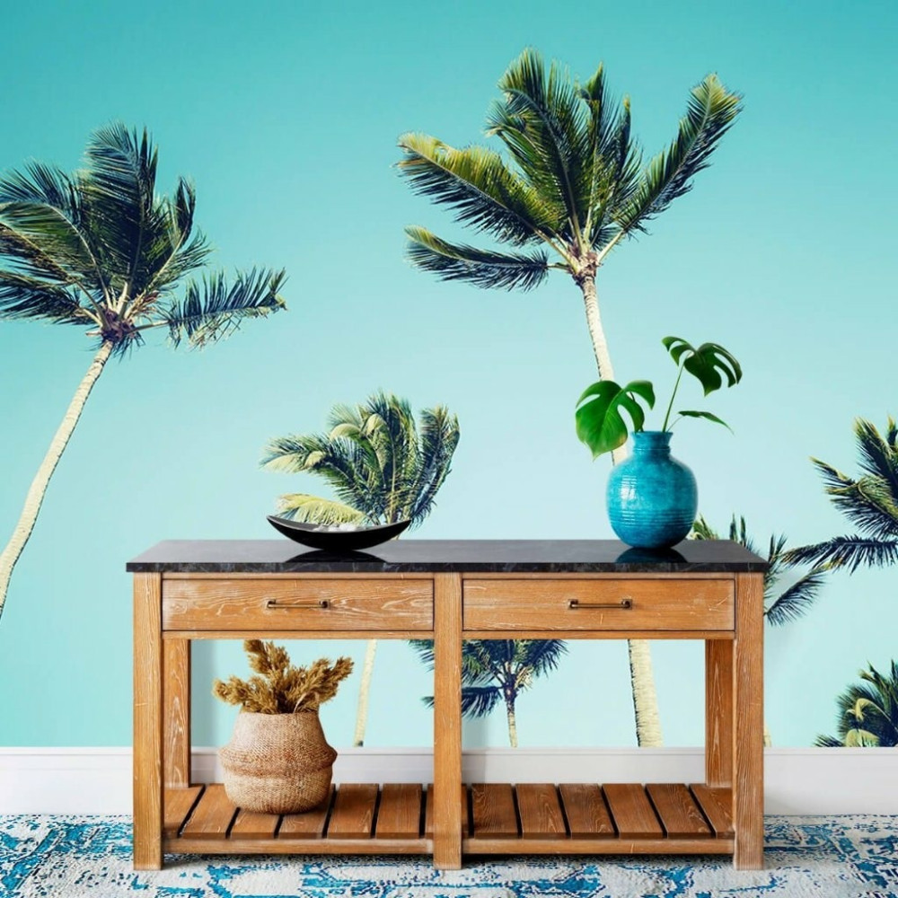 Papel de Parede Personalizado Coqueiros Califórnia