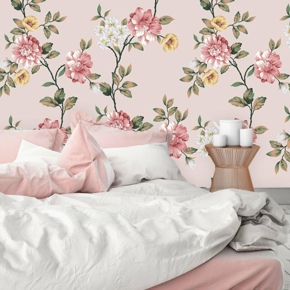 Papel De Parede Personalizado Linha De Rosas Papel De Parede Personalizado Linha De Rosas