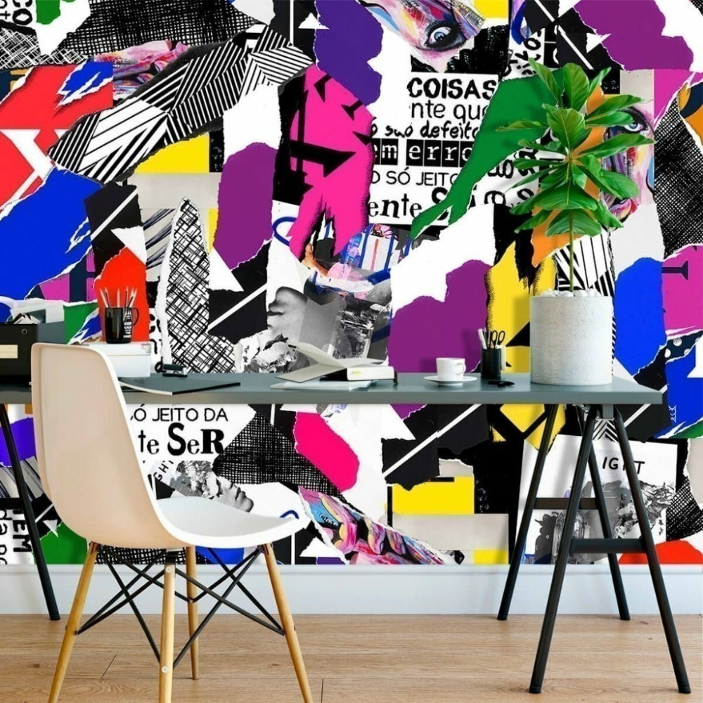 Papel de Parede Personalizado Collage Papel de Parede Personalizado Collage
