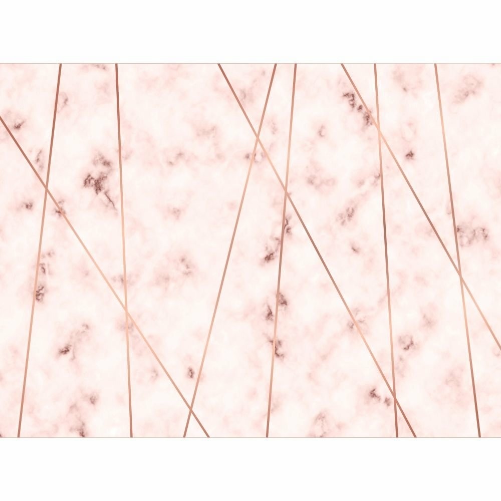 Papel de Parede Personalizado Zara Mármore Rose