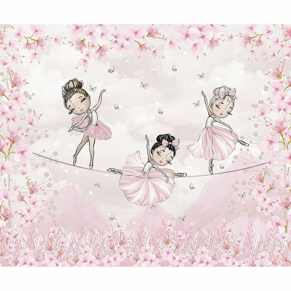 Papel De Parede Personalizado Bailarinas Na Corda