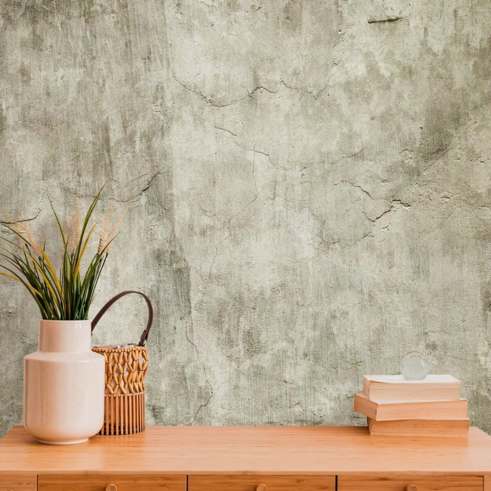 Papel de Parede Personalizado Cimento Queimado Grunge