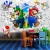 Papel De Parede Personalizado Mario E Luigi Buraco 3D