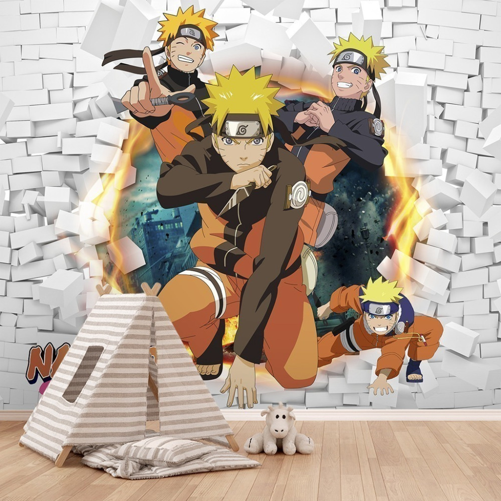 Papel De Parede Personalizado Naruto Buraco 3D Papel De Parede Personalizado Naruto Buraco 3D