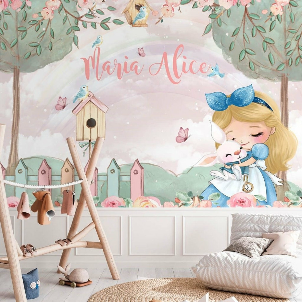Papel De Parede Personalizado Jardim Da Alice Papel De Parede Personalizado Jardim Da Alice