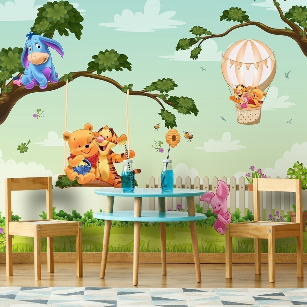 Papel De Parede Personalizado Ursinho Pooh