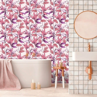 Papel de Parede Personalizado Botânico Rose