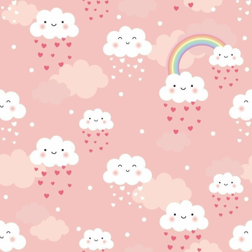 Papel de Parede Infantil Chuva de Amor