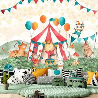 Papel de Parede Personalizado Circo