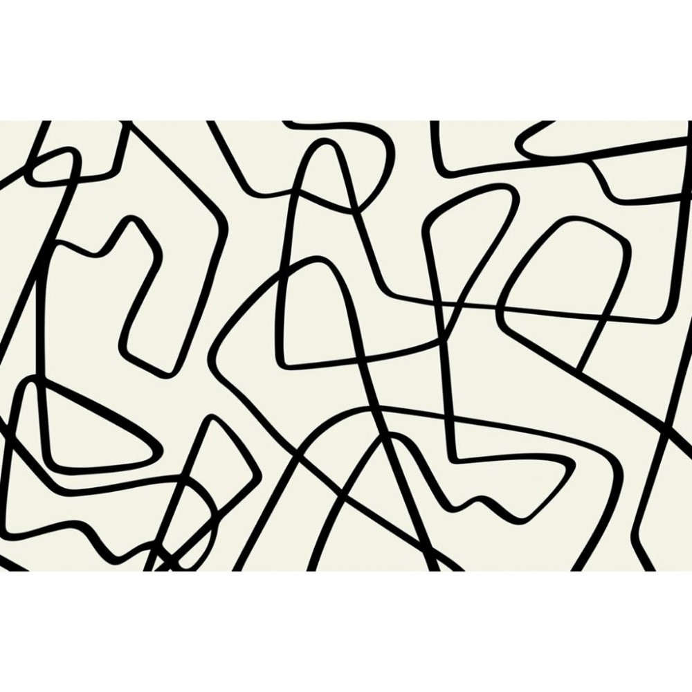 Papel De Parede Personalizado Linhas Abstratas