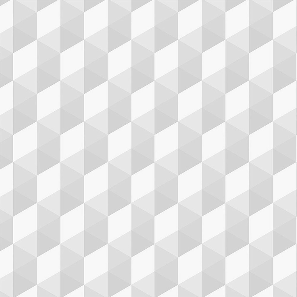 Papel De Parede Personalizado Formas Cinza