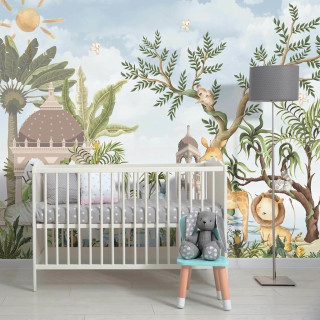 Papel De Parede Personalizado Safari