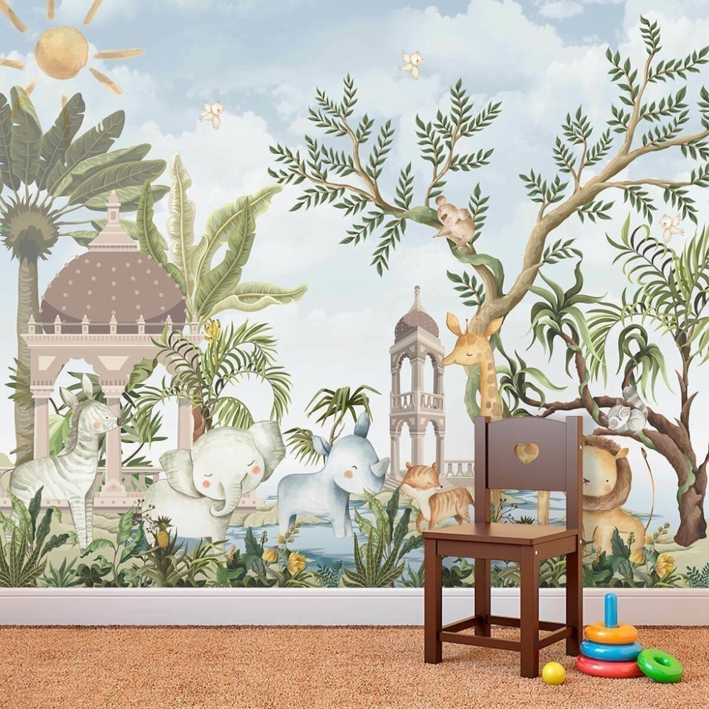 Papel De Parede Personalizado Safari