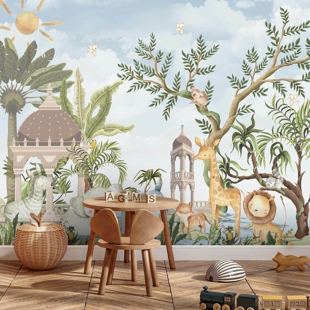 Papel De Parede Personalizado Safari