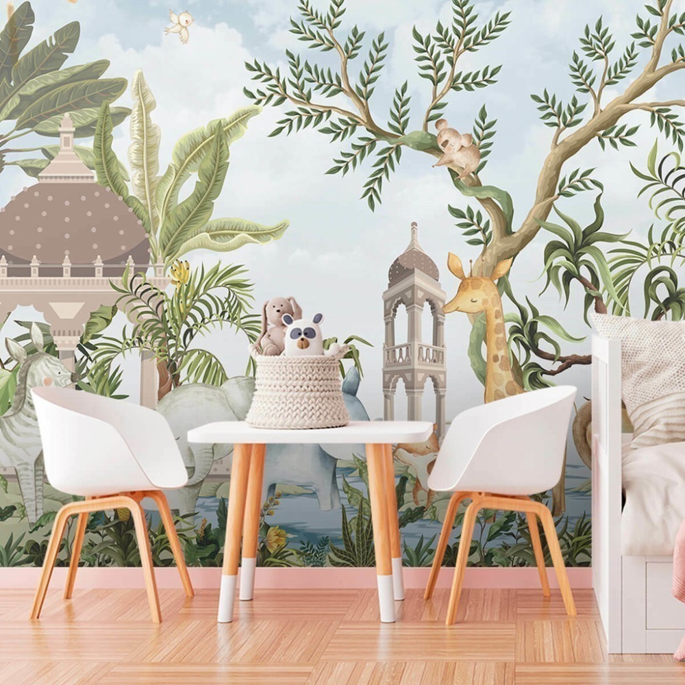 Papel De Parede Personalizado Safari