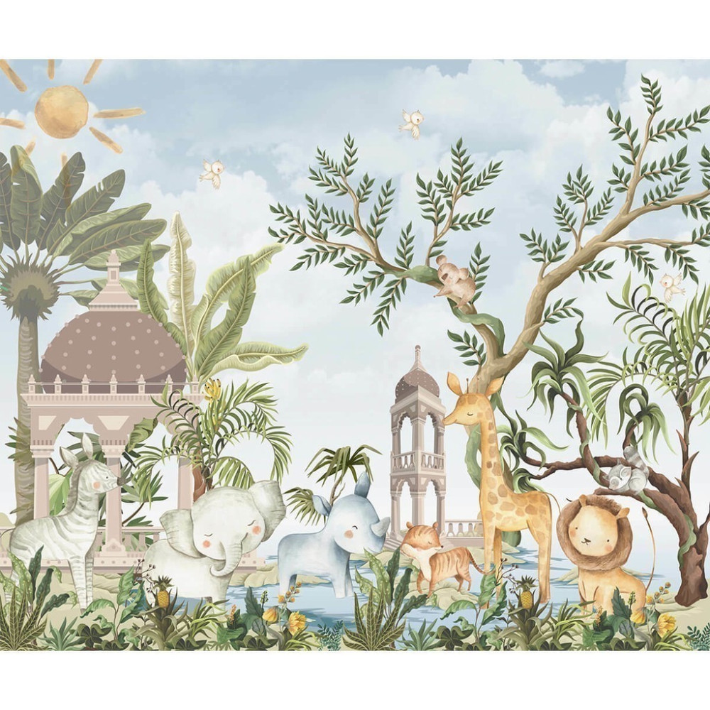 Papel De Parede Personalizado Safari