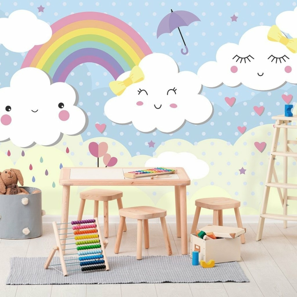 Papel de Parede Personalizado Chuva de Amor Papel de Parede Personalizado Chuva de Amor