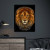 Quadro Decorativo Leão Realista