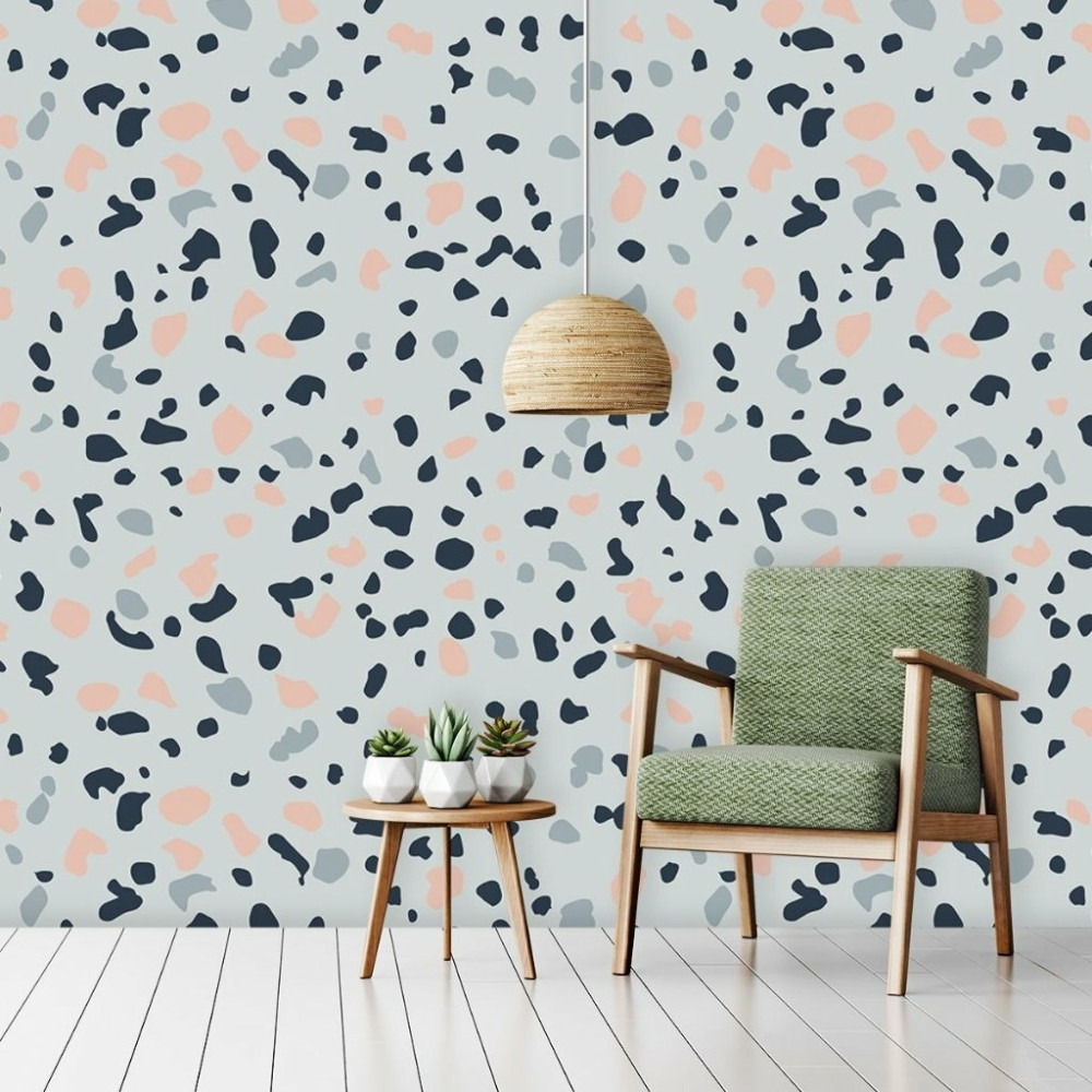 Papel De Parede Personalizado Granilite Tones Of Blue