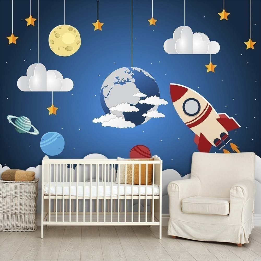 Papel De Parede Personalizado Foguete