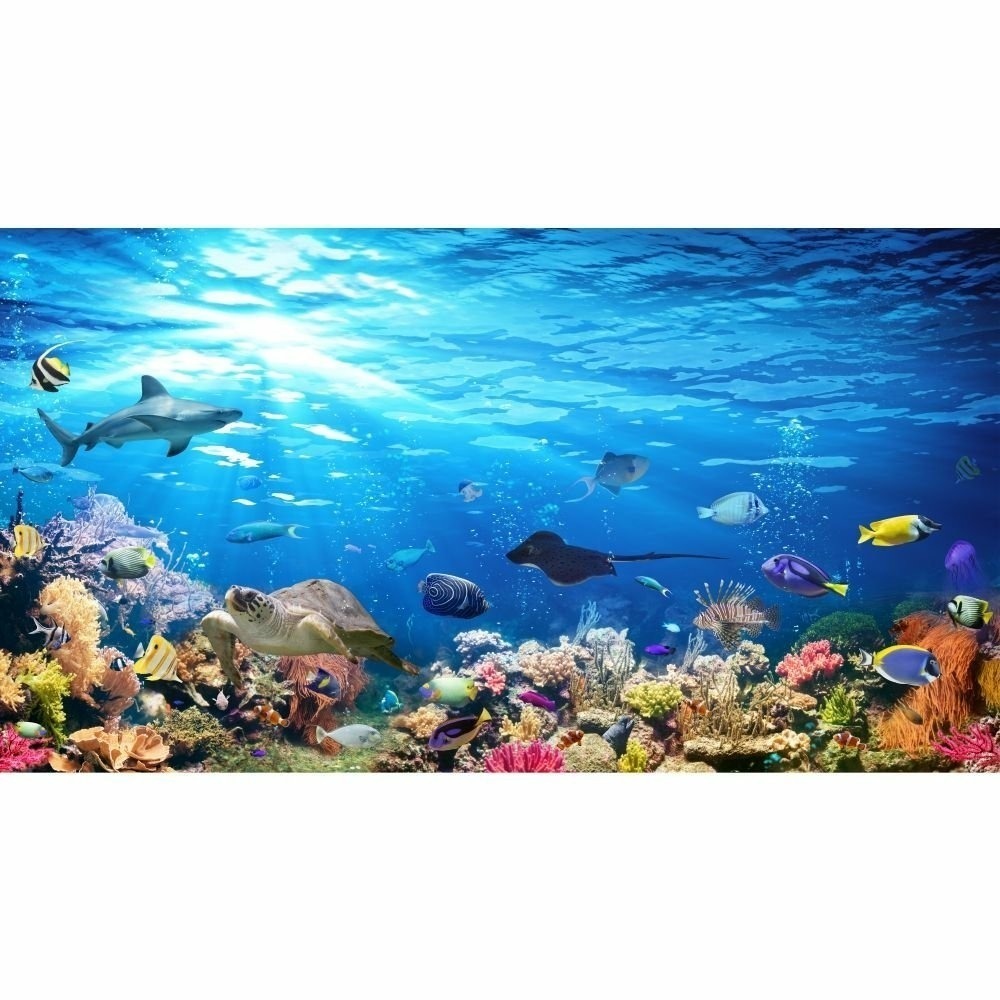 Papel de Parede Personalizado Fundo do Mar